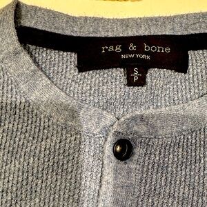 Rag & Bone Men's Textured blue